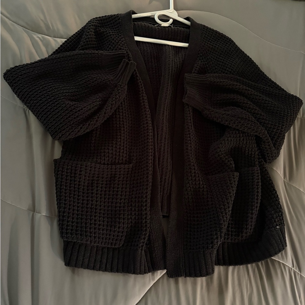 American Eagle Outfitters Black Knit Cardigan